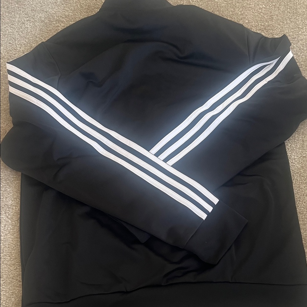 Adidas Men's Black Performance Jacket - Picture 2 of 4